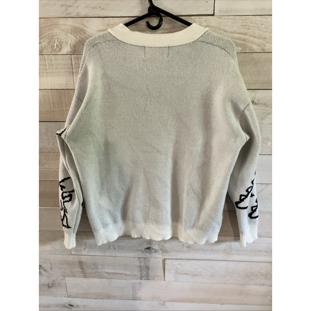 Aelfric Eden Dinosaur Knit Sweater L -Y2K, Cardigan Playful, Statement - Picture 5 of 5